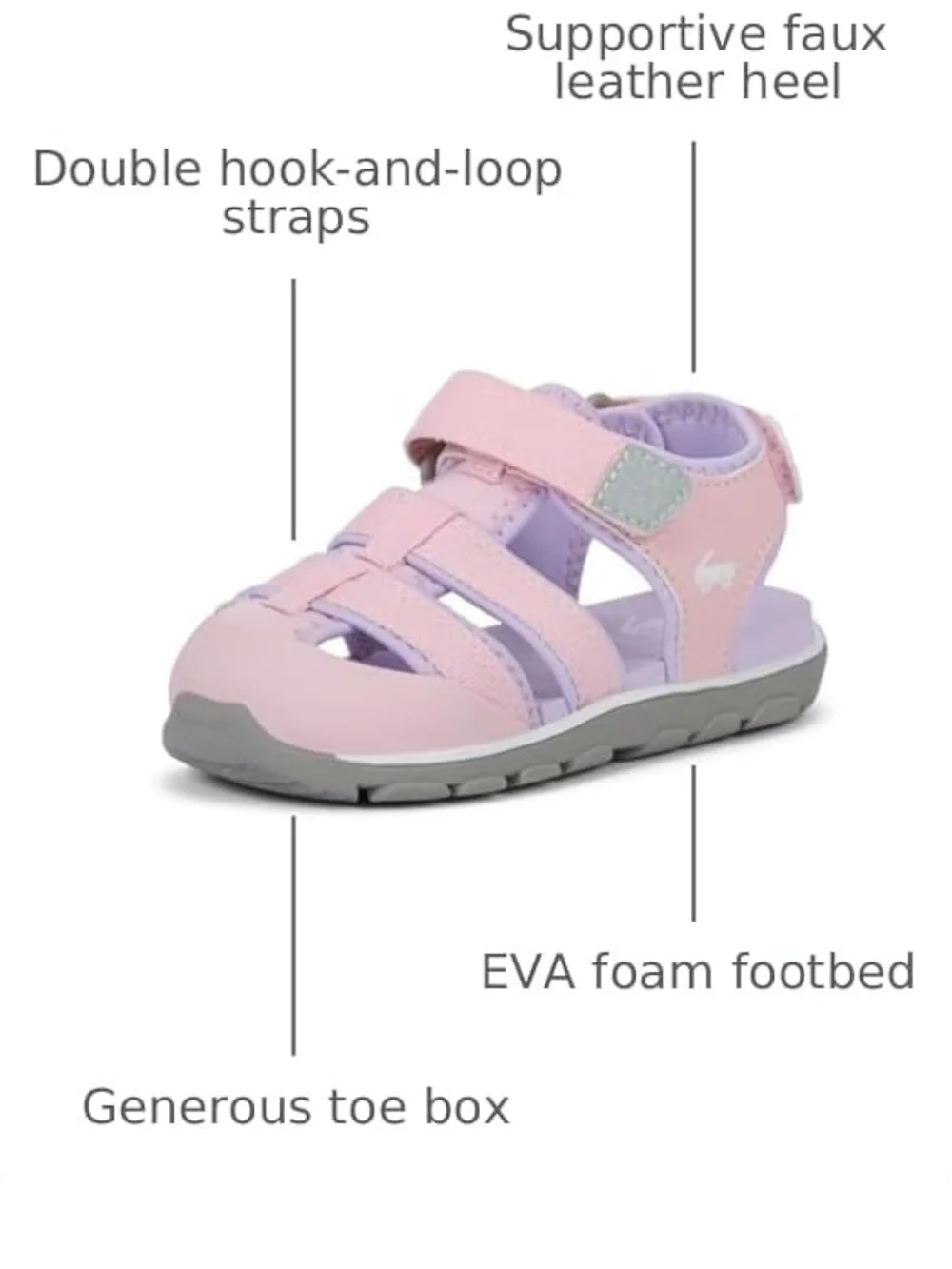 See Kai Run Wilder II Pool & Waterpark Closed-Toe Sandals